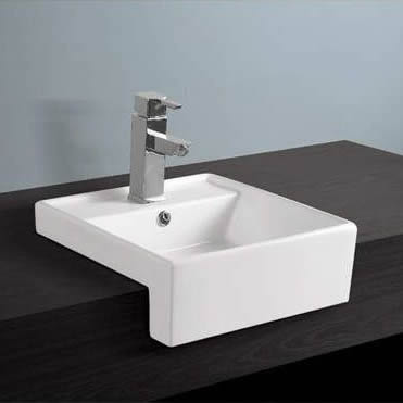 Semi Recessed Basin